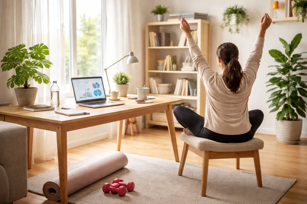 The Ultimate Guide to Balancing Work and Wellness in a Home Office