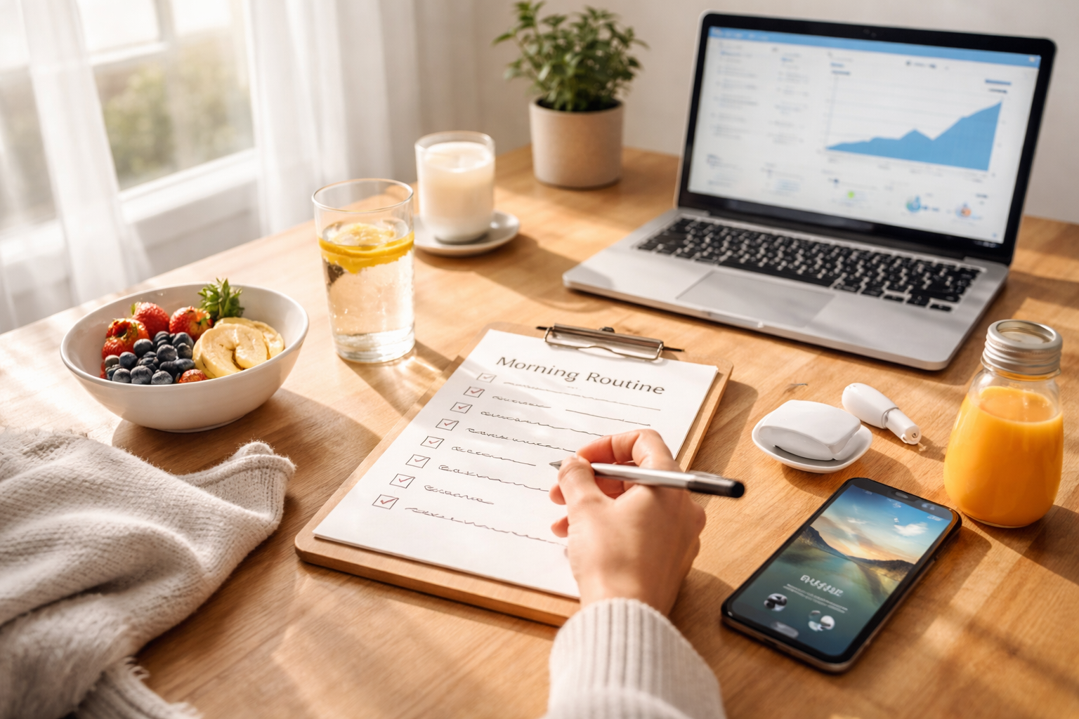 Rise and Shine: The Ultimate Healthy Morning Routine Checklist